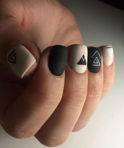 nails gray